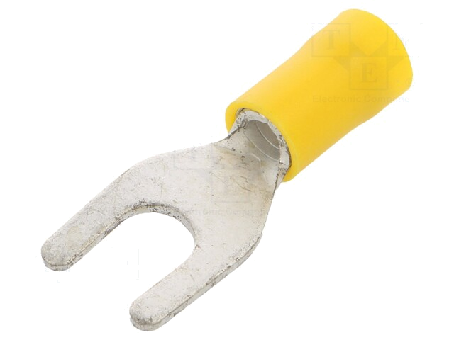 Uiteinde: vork; M6; Ø: 6,4mm; 4÷6mm2; klemmen; voor draad; vertind Uiteinde: vork; M6; Ø: 6,4mm; 4÷6mm2; klemmen; voor draad; vertind